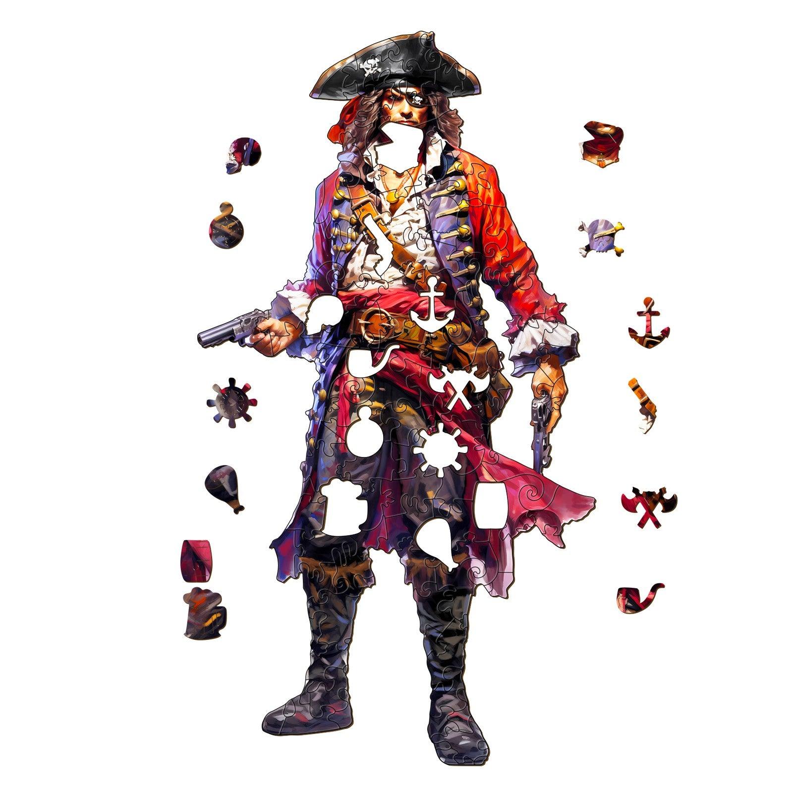 Captain Wooden Jigsaw Puzzle