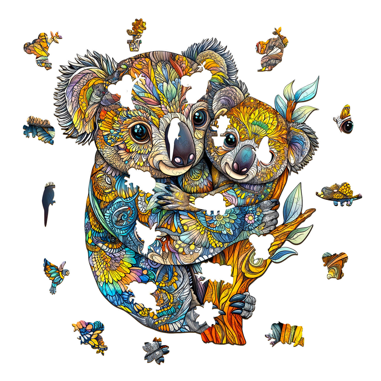 Koala Family Wooden Jigsaw Puzzle