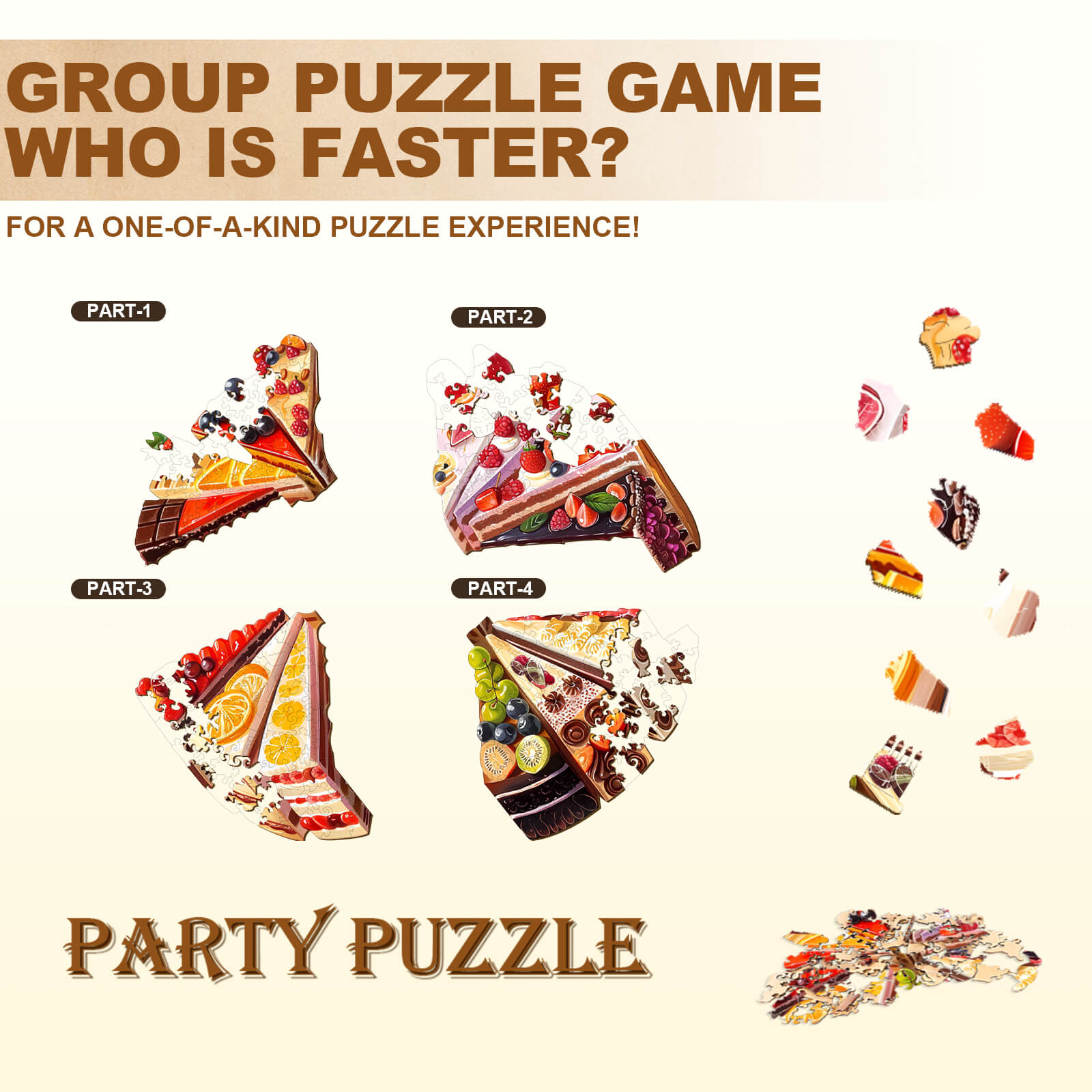 Party Puzzle-Delicious Cake