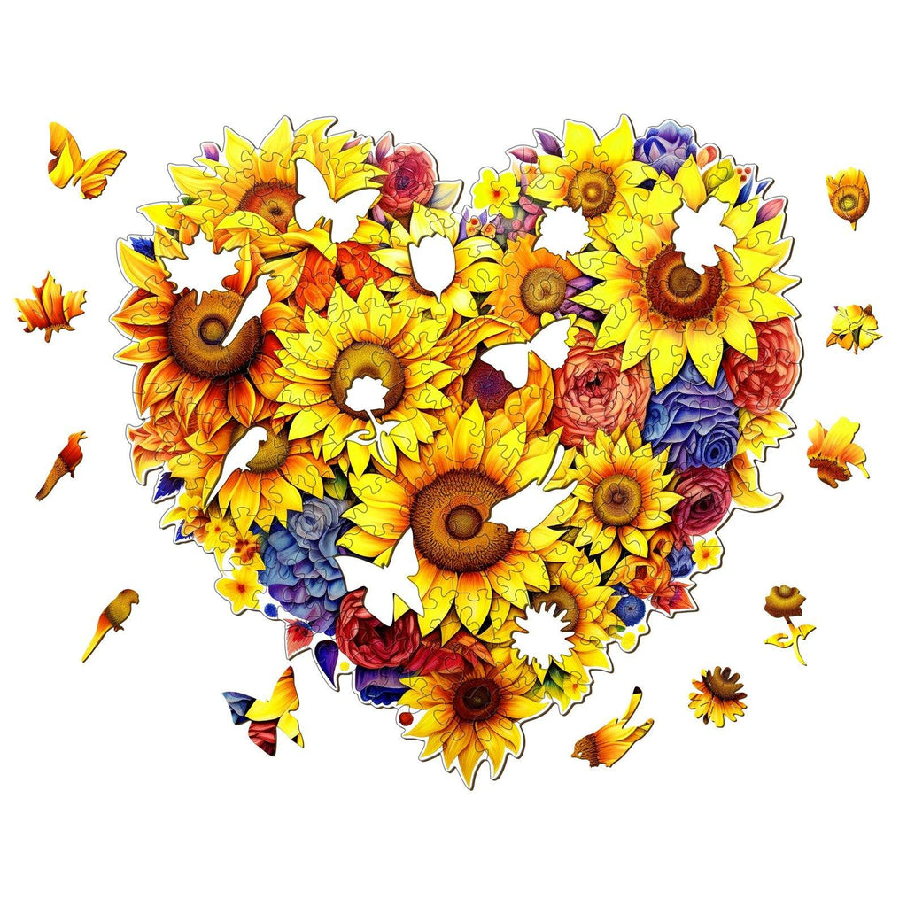 Sunflowers-2 Wooden Jigsaw Puzzle