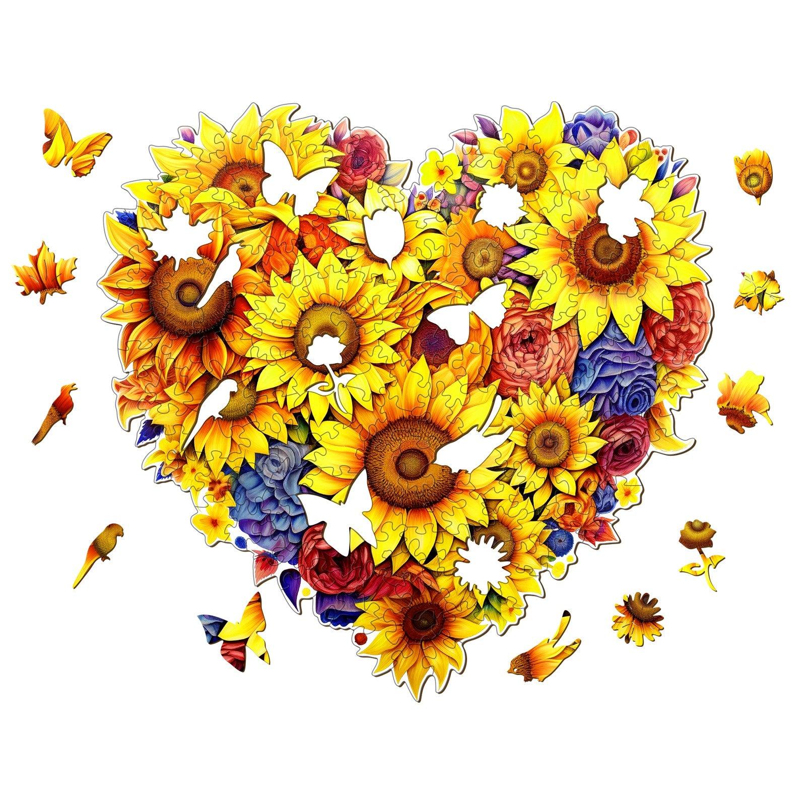 Sunflowers-2 Wooden Jigsaw Puzzle