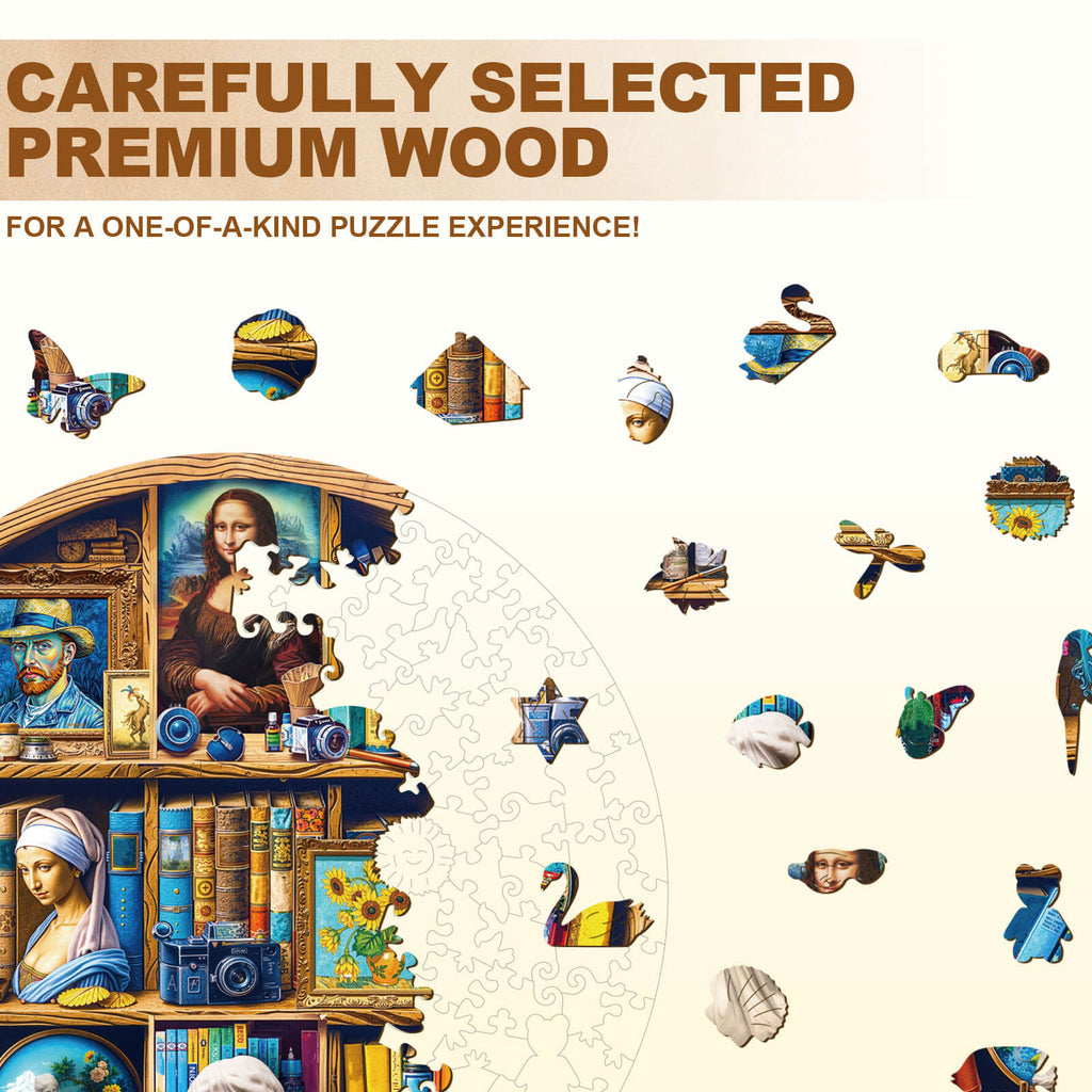 Artist Closet Wooden Jigsaw Puzzle