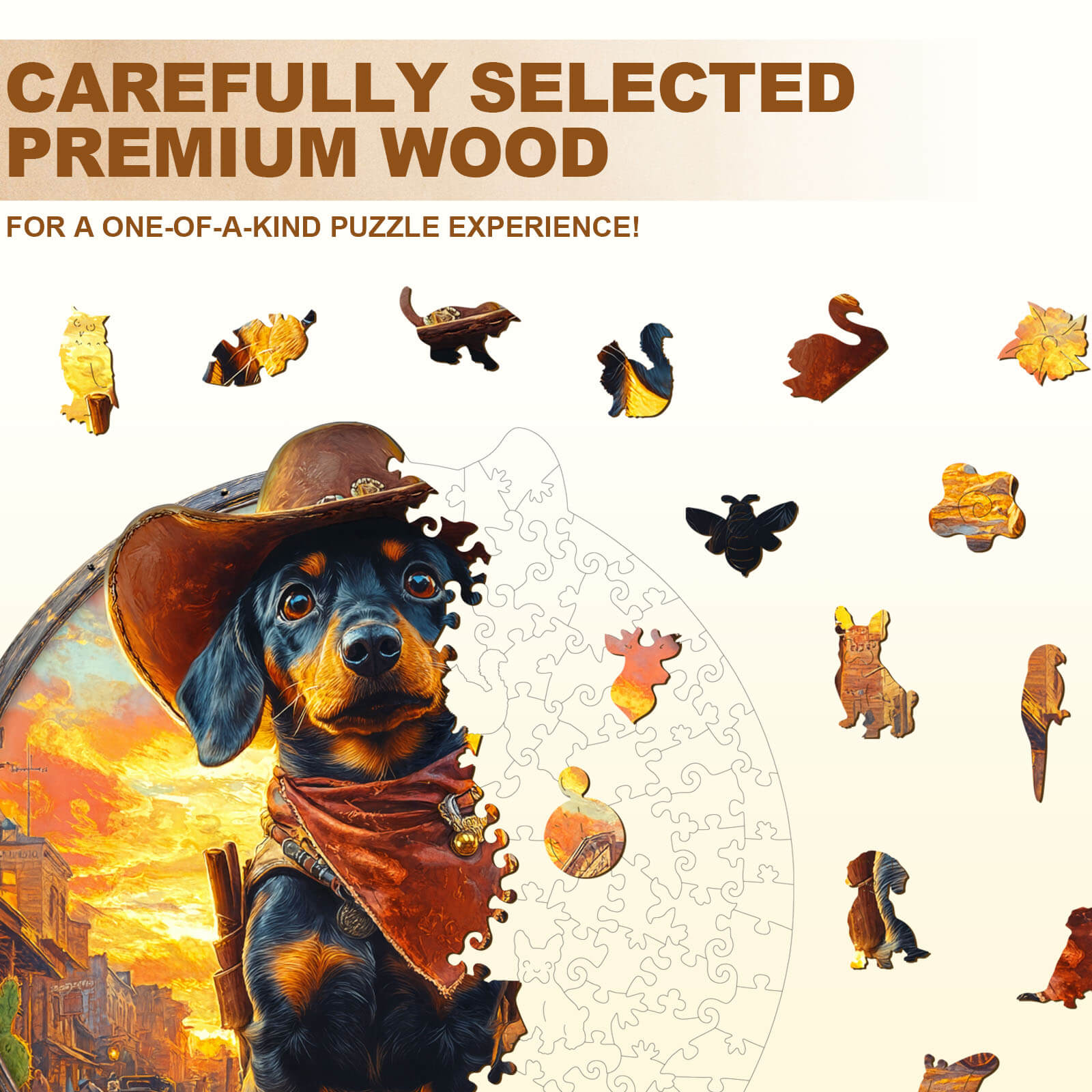 Guardian of the Town Wooden Jigsaw Puzzle
