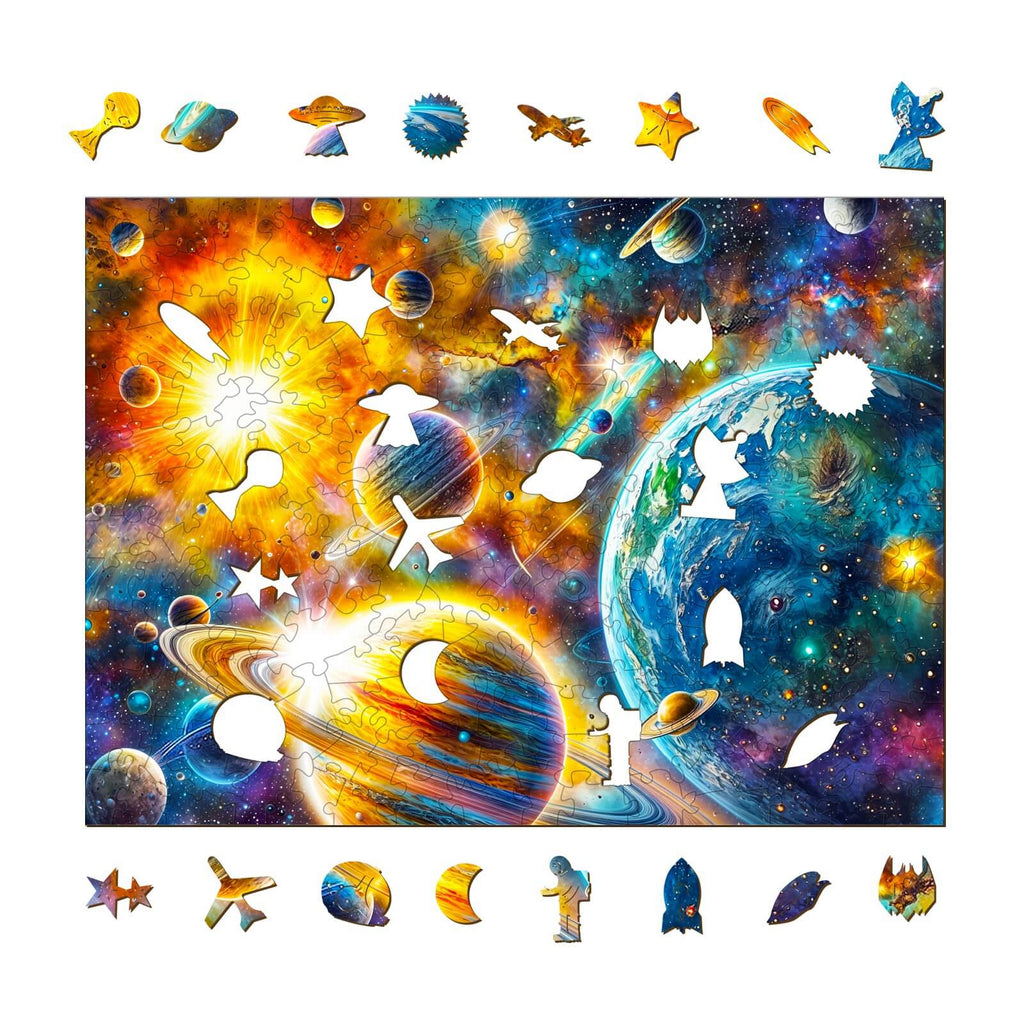 Cosmic Reverie-1 Wooden Jigsaw Puzzle