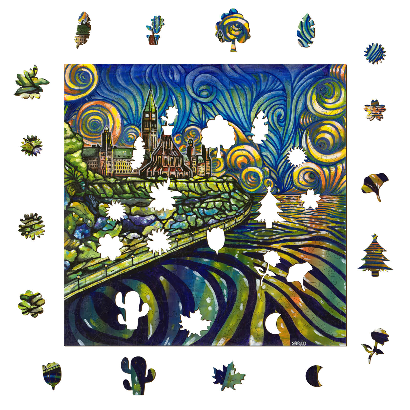 Parliament Glow - By Artist Sarah Bradfield