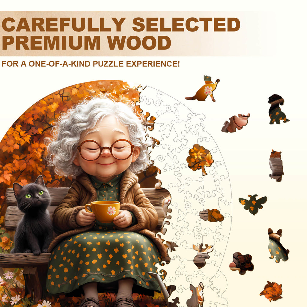 Pleasant afternoon  Wooden Jigsaw Puzzle