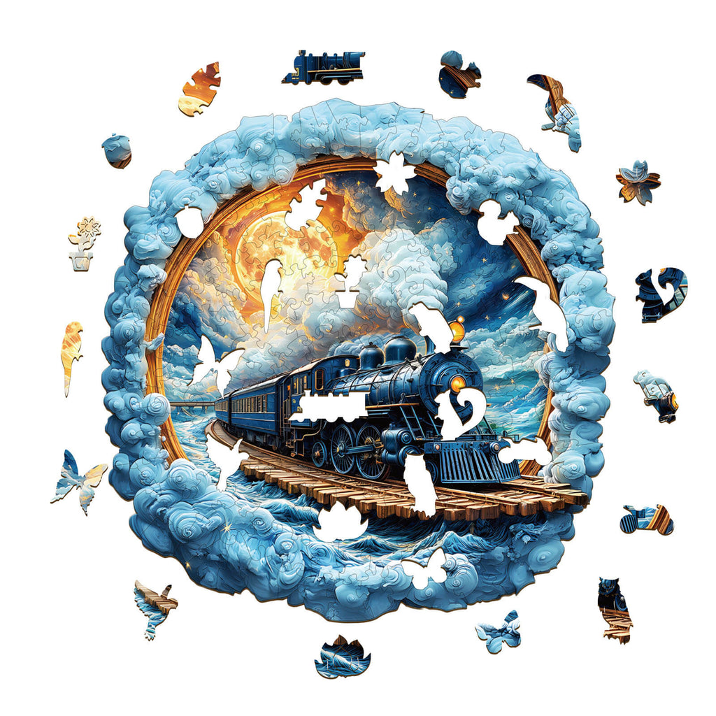 3D Moonlight Trajectory Wooden Jigsaw Puzzle
