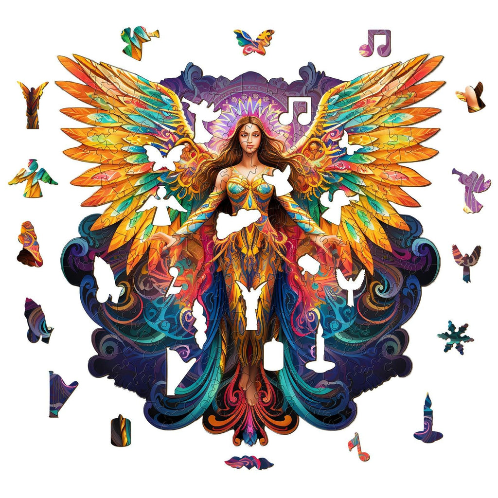 Girl with Wings Wooden Jigsaw Puzzle