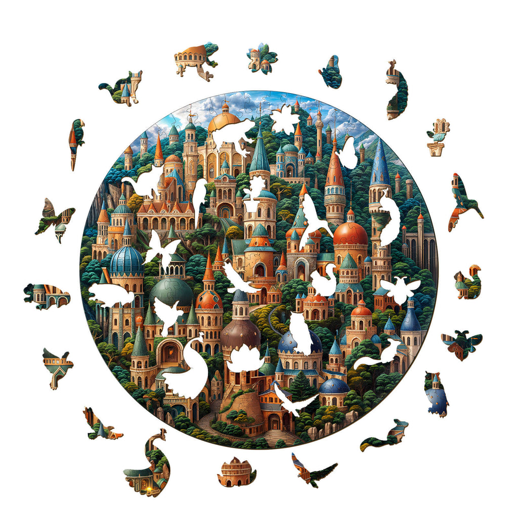 SEEK AND FIND CATS Wooden Jigsaw Puzzle