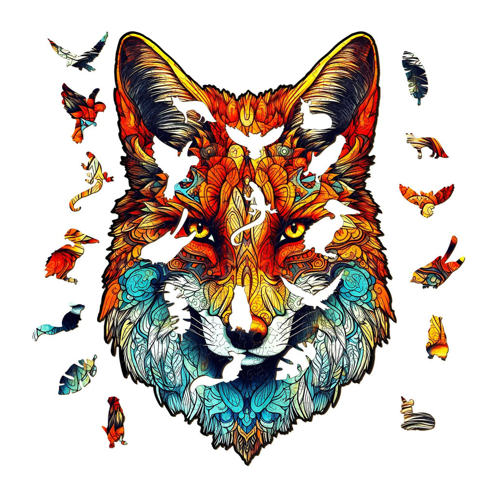 Uninhibited FOX Wooden Jigsaw Puzzle