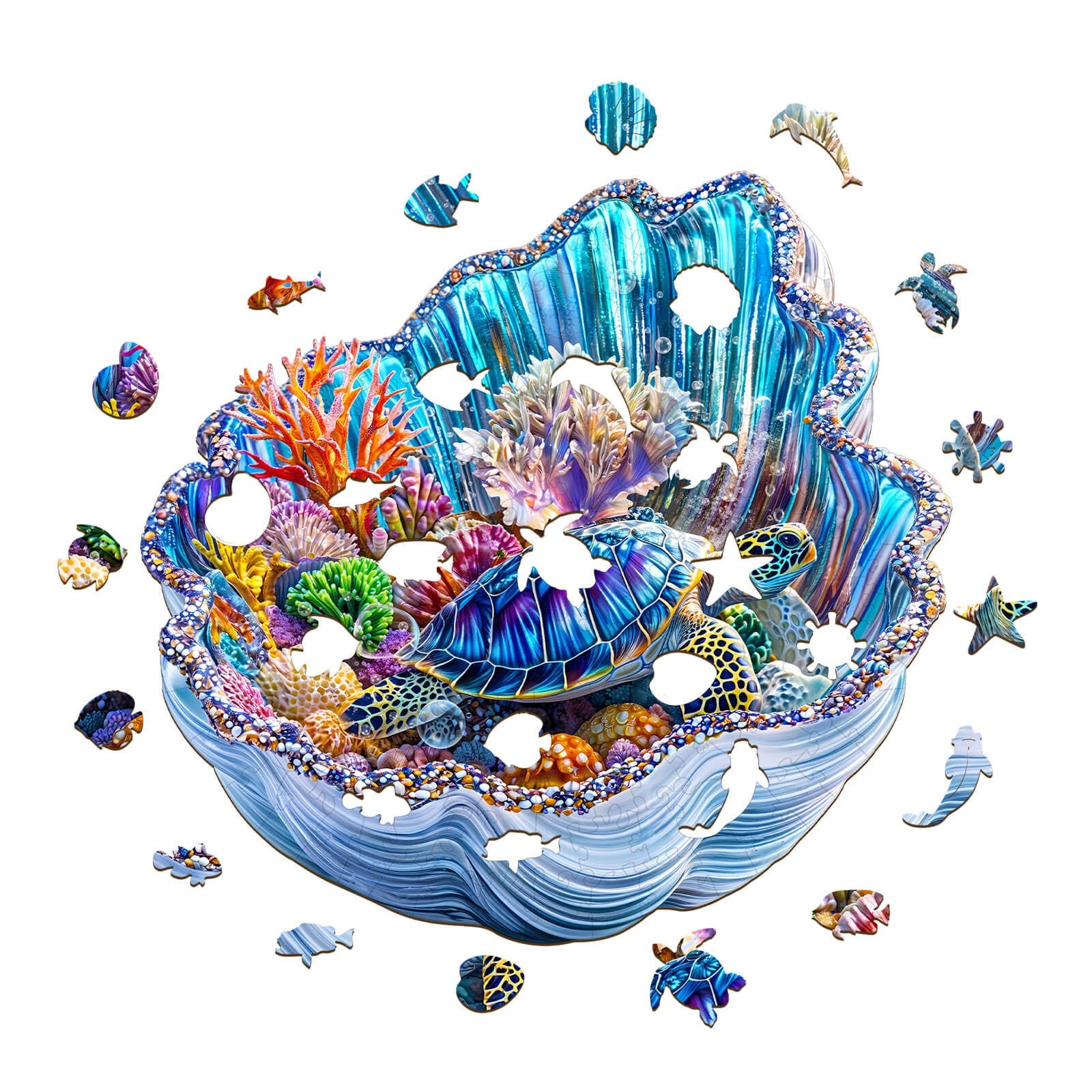 3D Giant Shell Dreams Wooden Jigsaw Puzzle