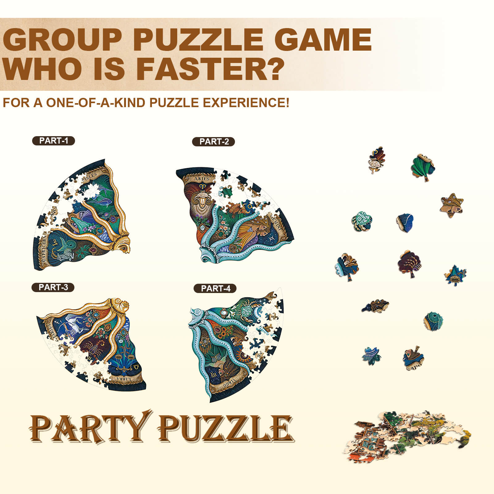 Party Puzzle-Zodiac Horoscope