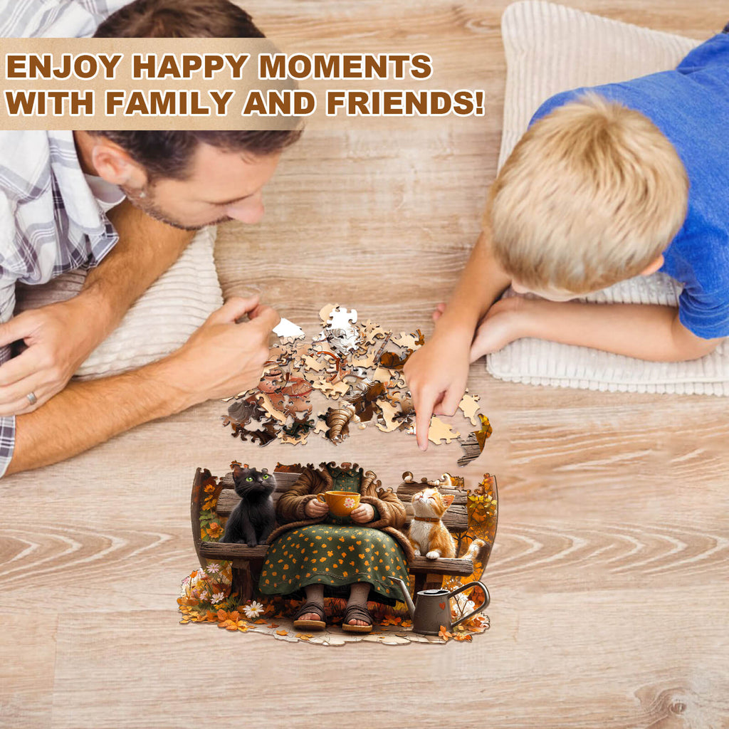 Pleasant afternoon  Wooden Jigsaw Puzzle