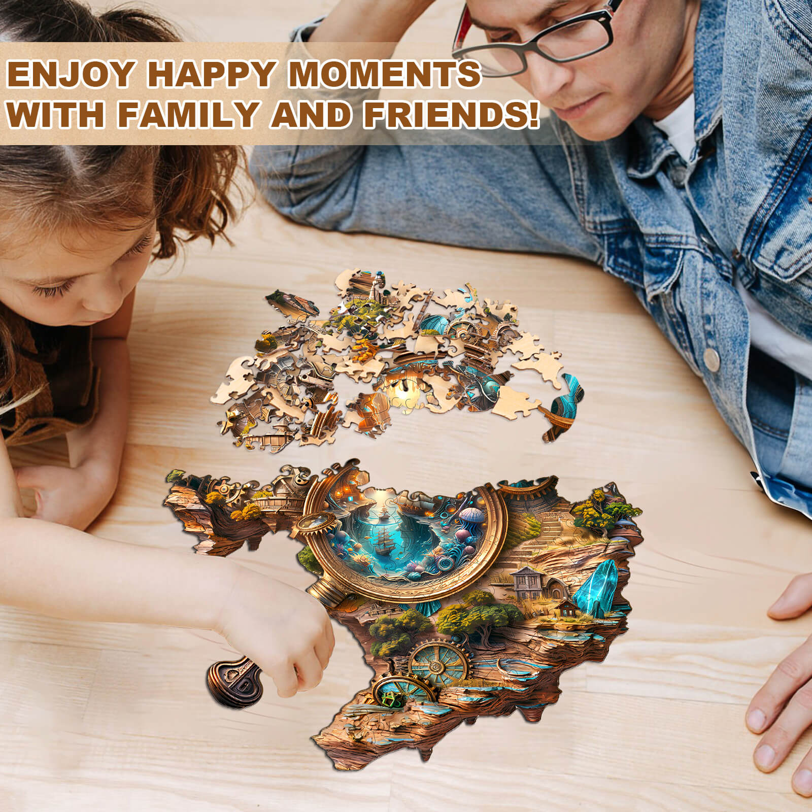 Explorer's World-1 Wooden Jigsaw Puzzle