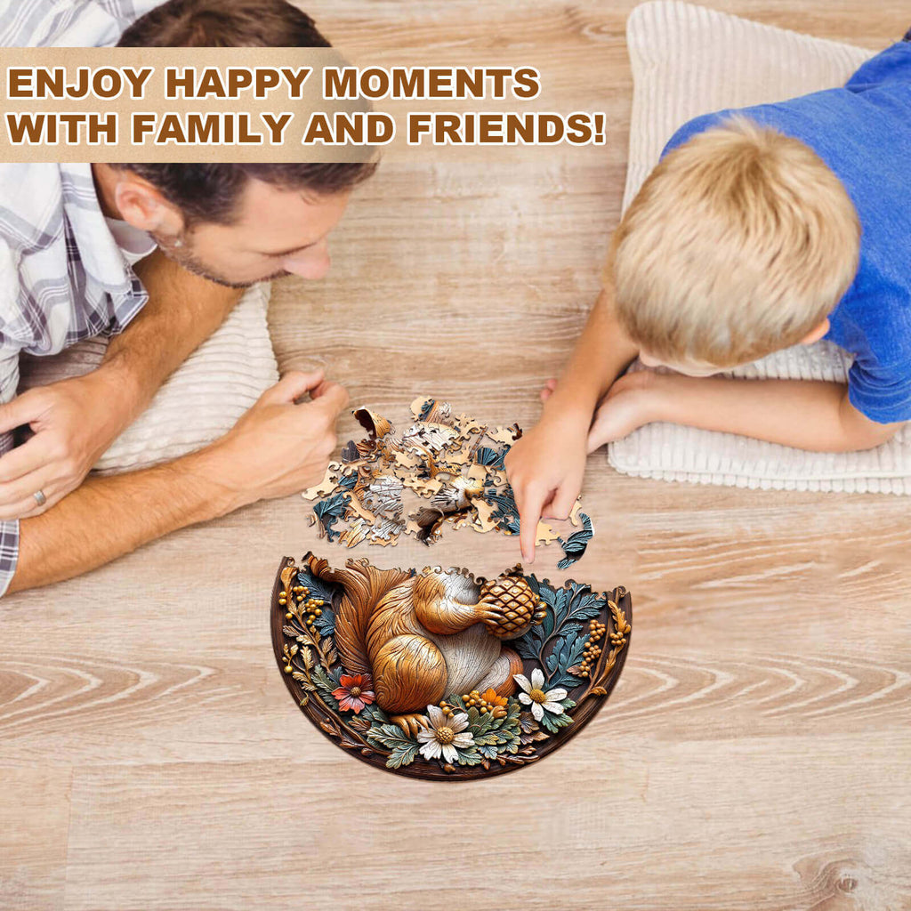 Forest Whimsy Wooden Jigsaw Puzzle