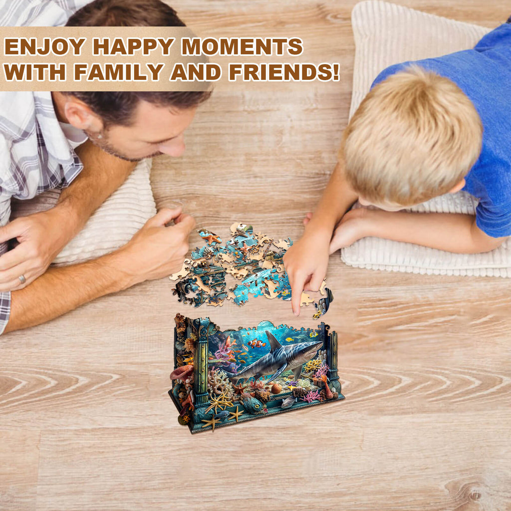 Treasure Chest Ocean-1 Wooden Jigsaw Puzzle