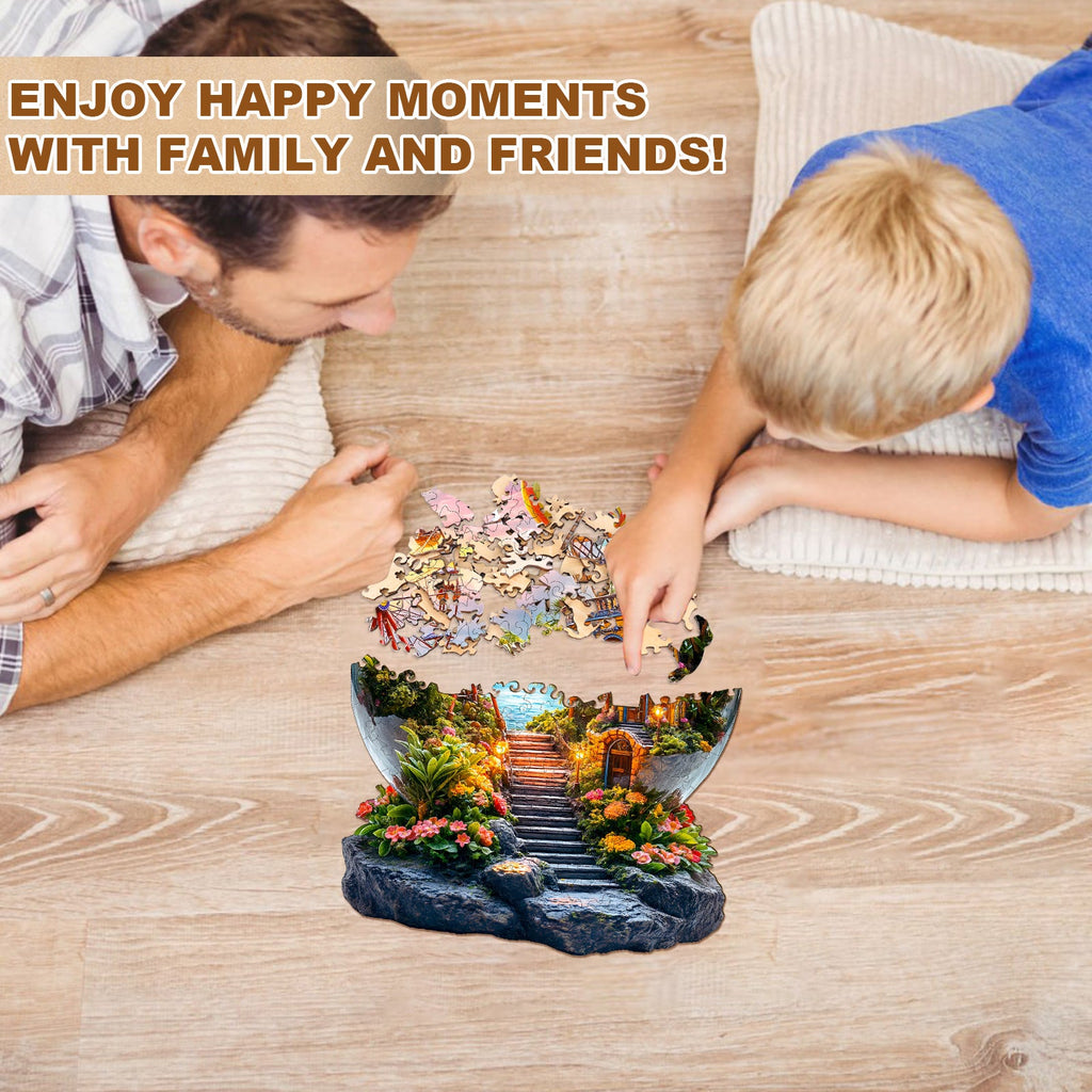 3D Crystal Wonderland  Wooden Jigsaw Puzzle
