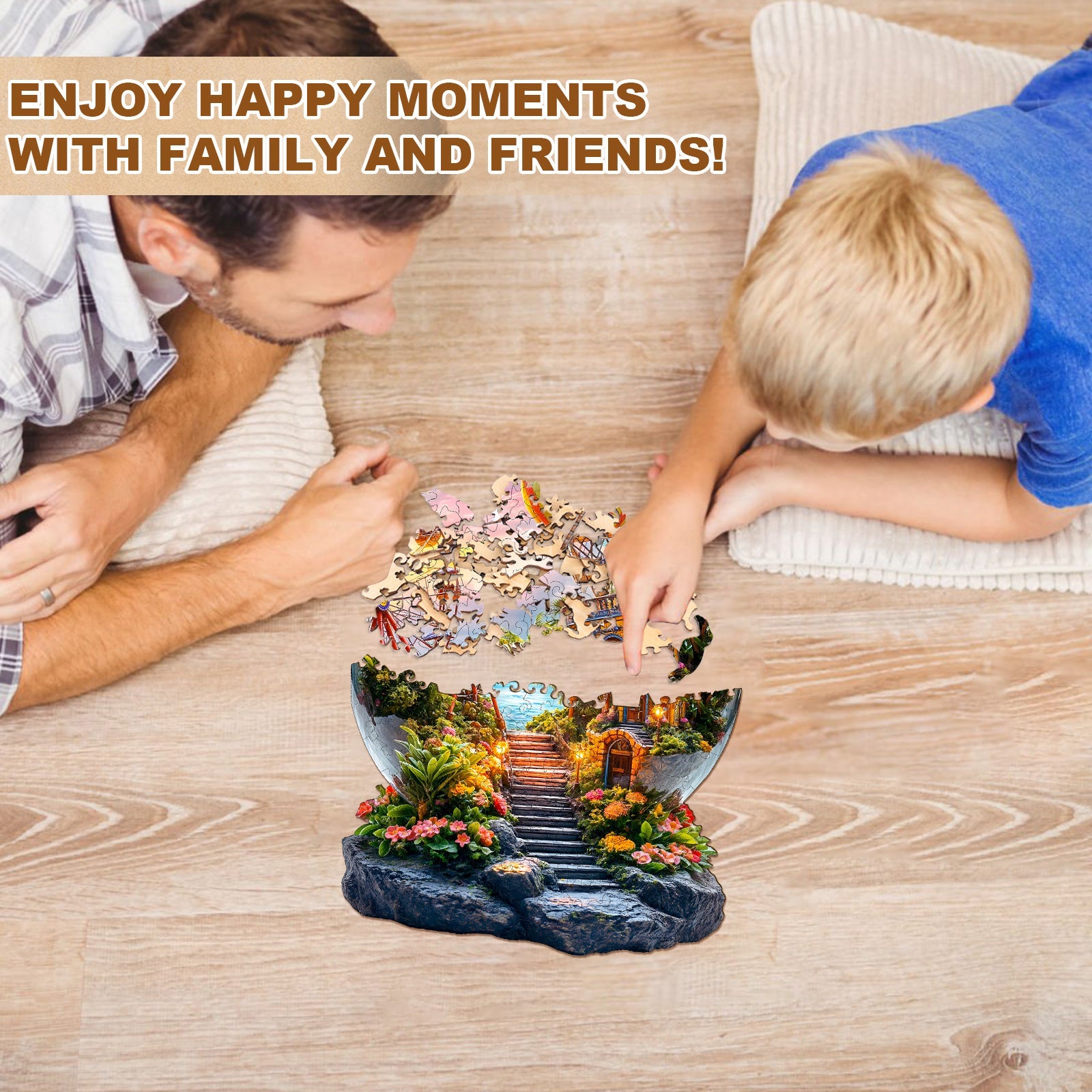 3D Crystal Wonderland  Wooden Jigsaw Puzzle
