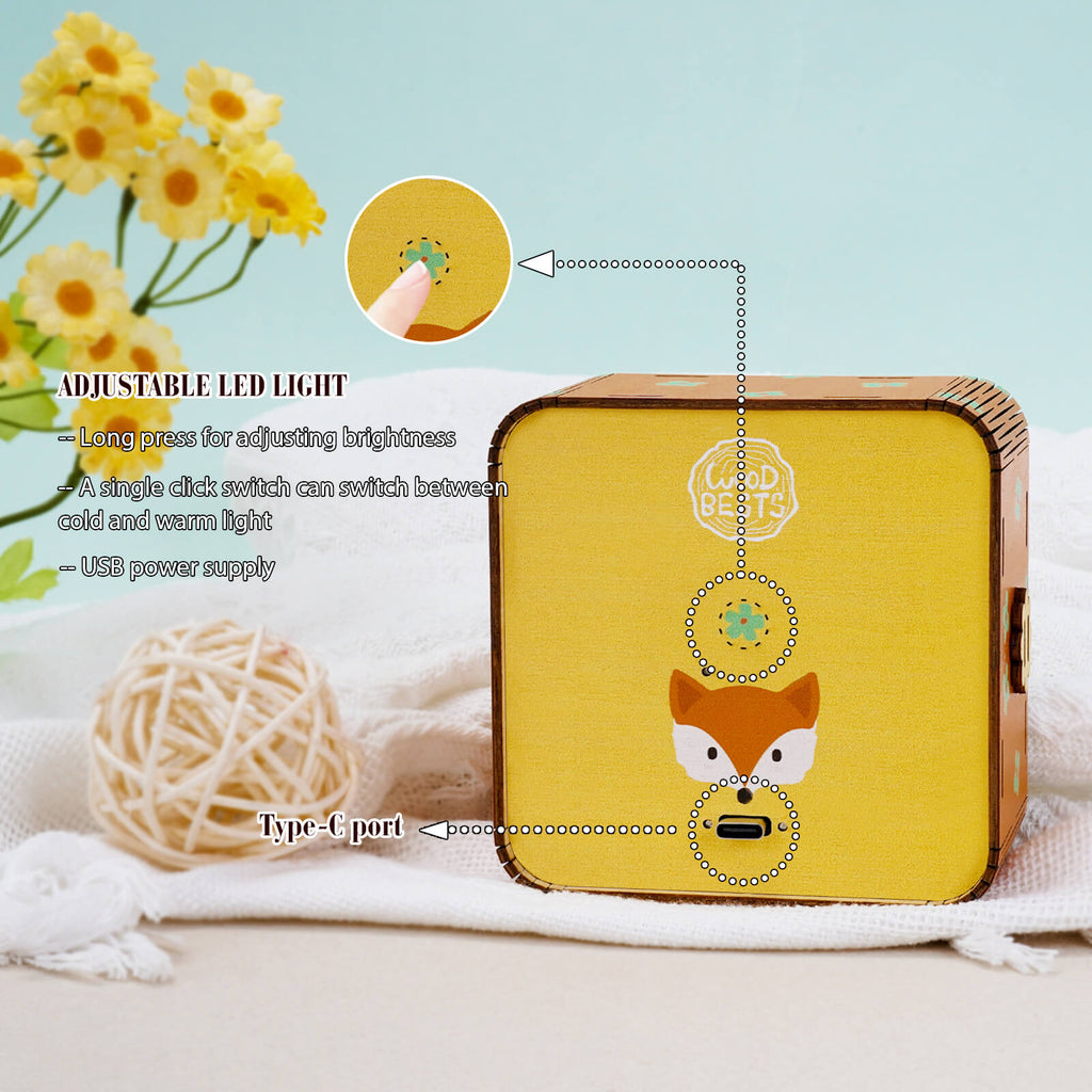 Paper Forest Kit - Personalized 3D Wooden Puzzle Night Light