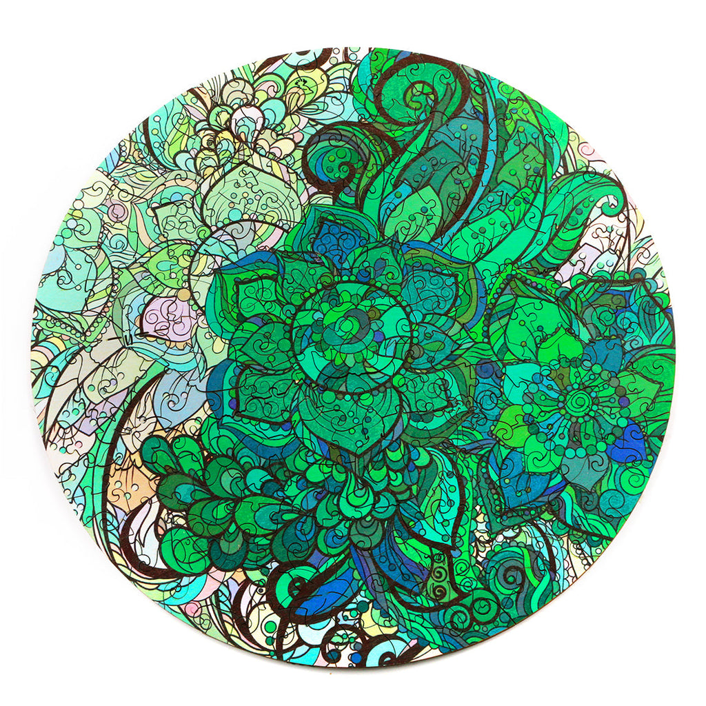 Lotus Flower Wooden Jigsaw Puzzle