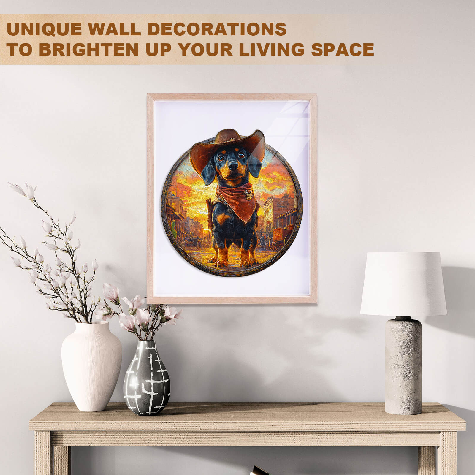 Guardian of the Town Wooden Jigsaw Puzzle