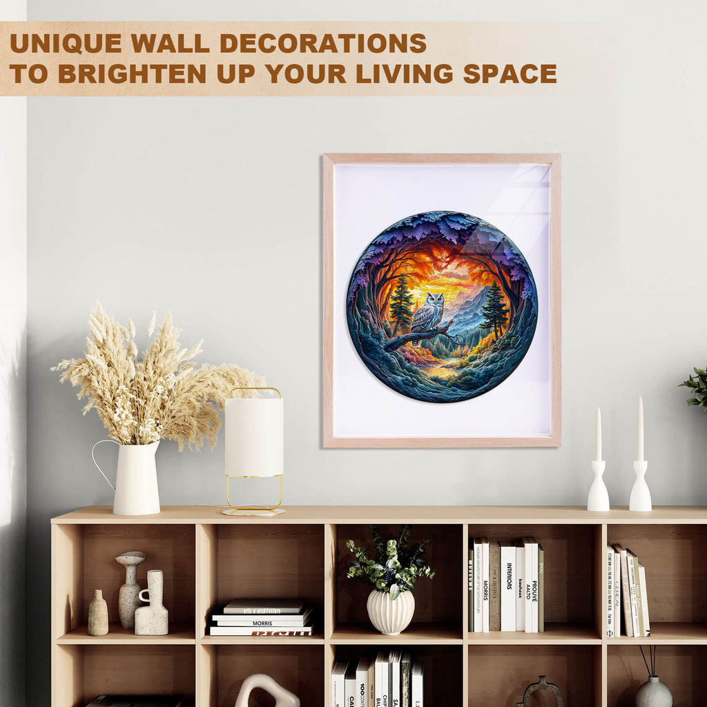 Serene Watcher  Wooden Jigsaw Puzzle