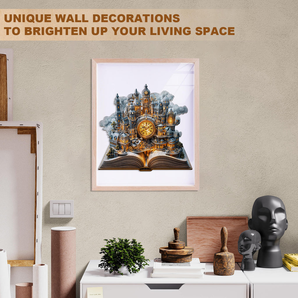 Clockwork City Wooden Jigsaw Puzzle