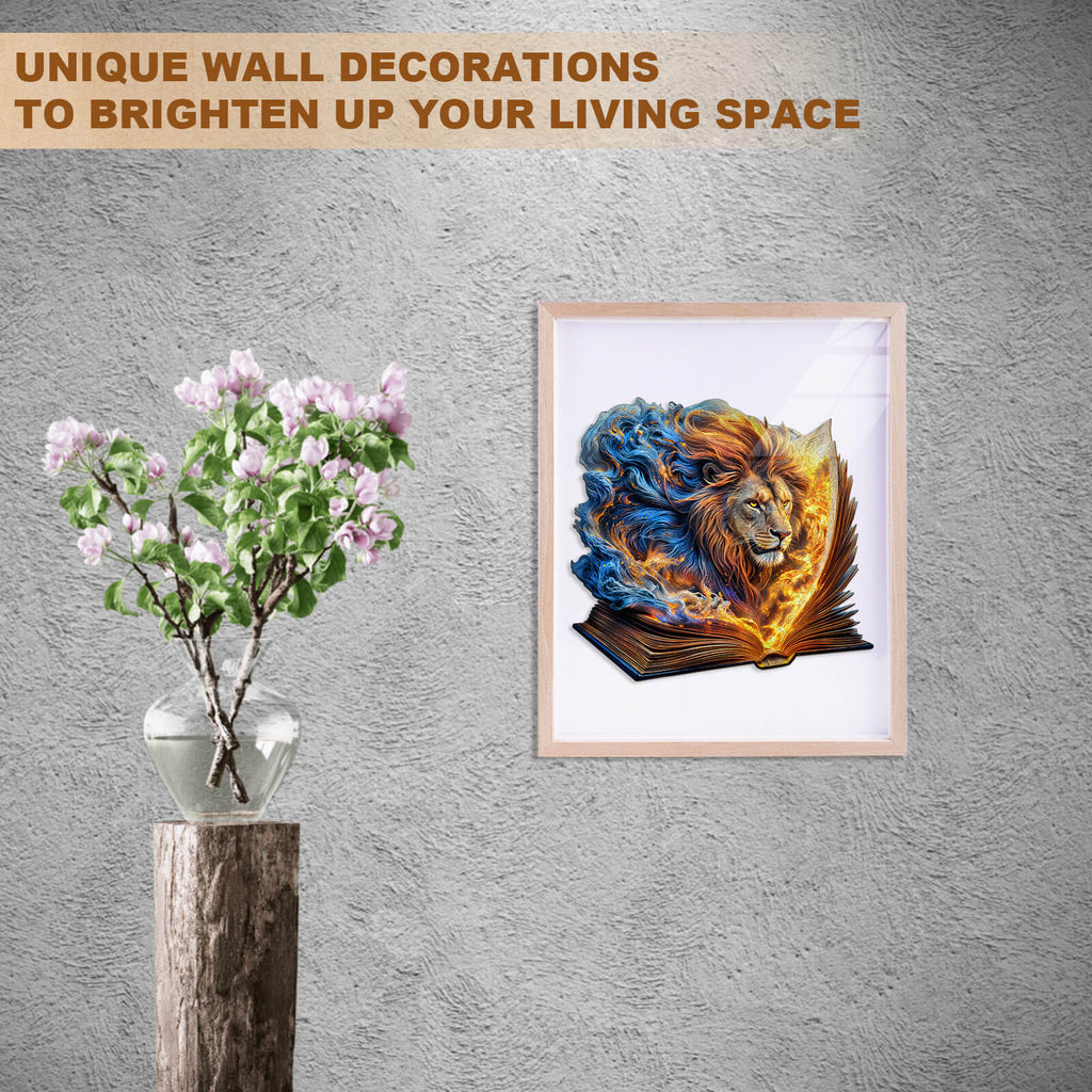 Roaring Pages Wooden Jigsaw Puzzle