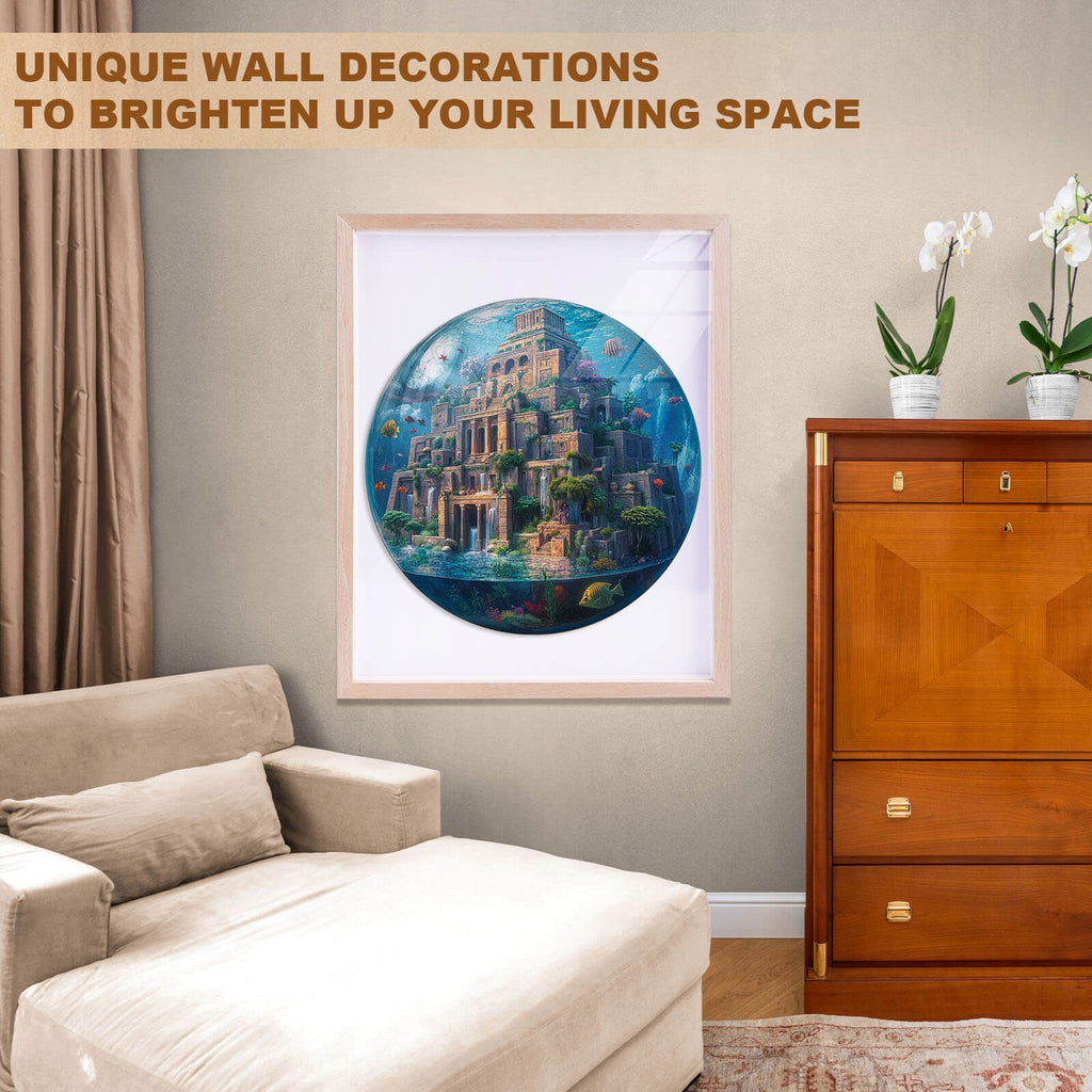 Underwater Sky Garden Wooden Jigsaw Puzzle