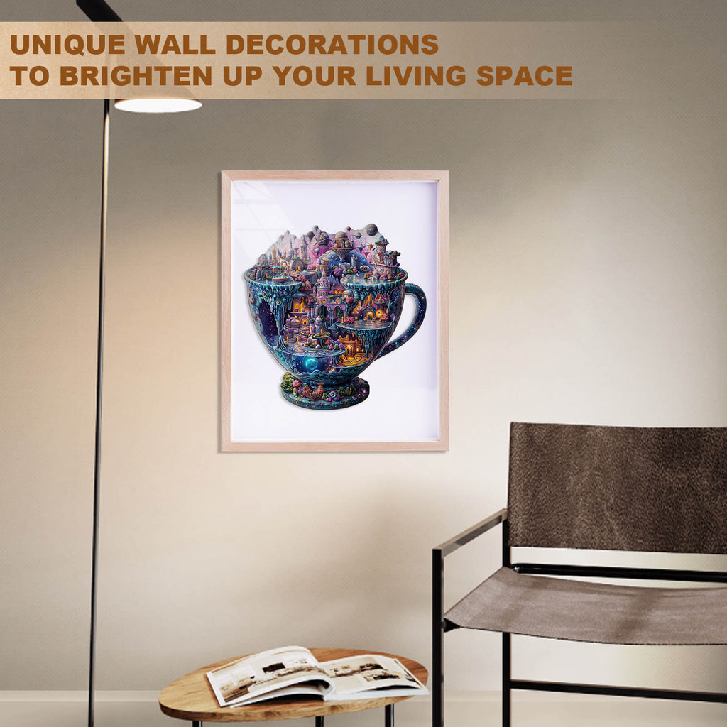 Interstellar City Wooden Jigsaw Puzzle