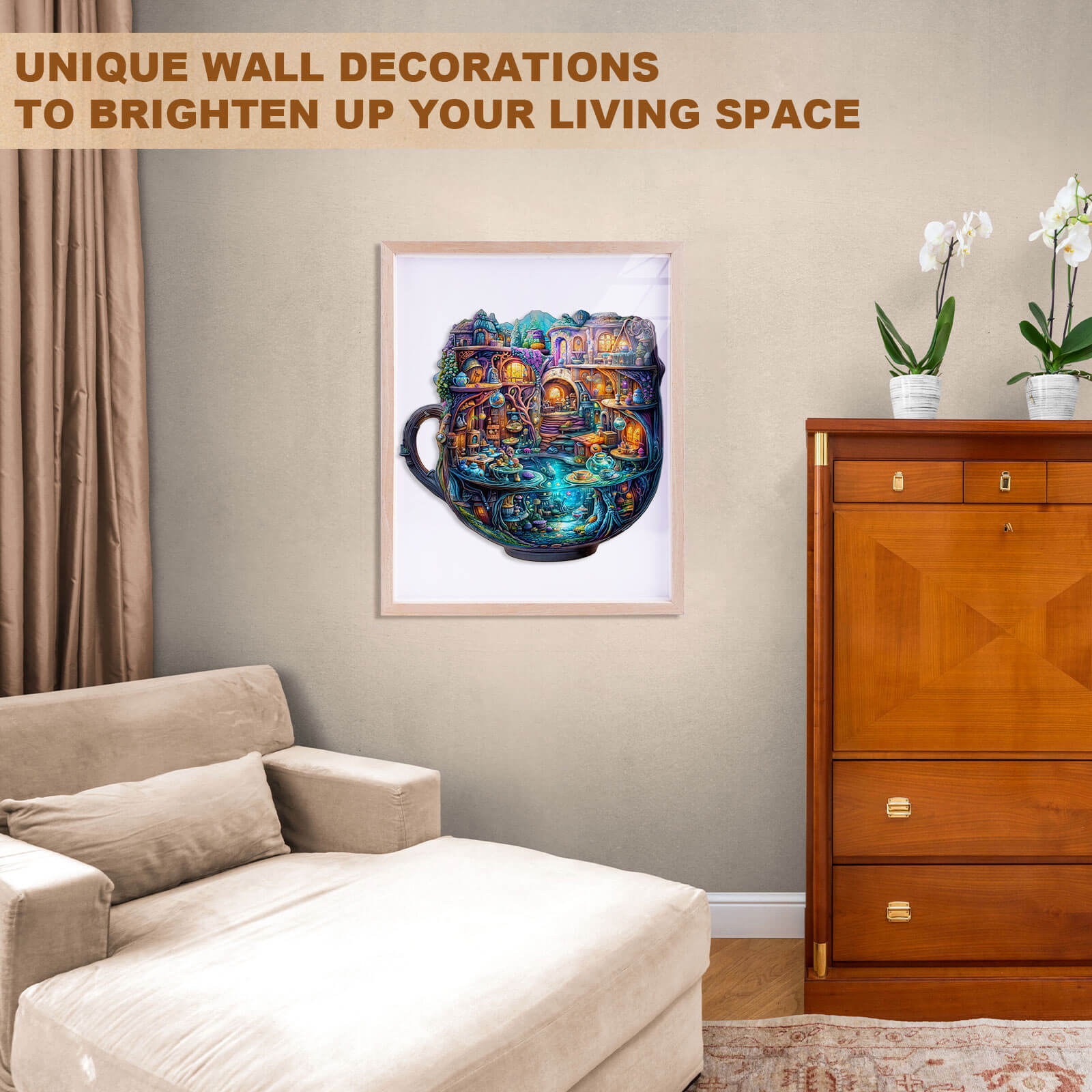 Enchanted Teapot Wooden Jigsaw Puzzle