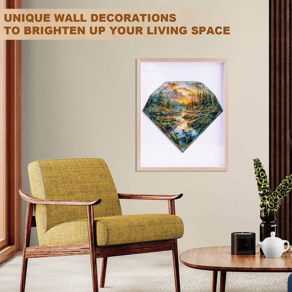 Diamond Landscape Wooden Jigsaw Puzzle