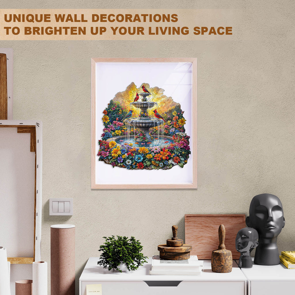 Songbird’s Garden Wooden Jigsaw Puzzle
