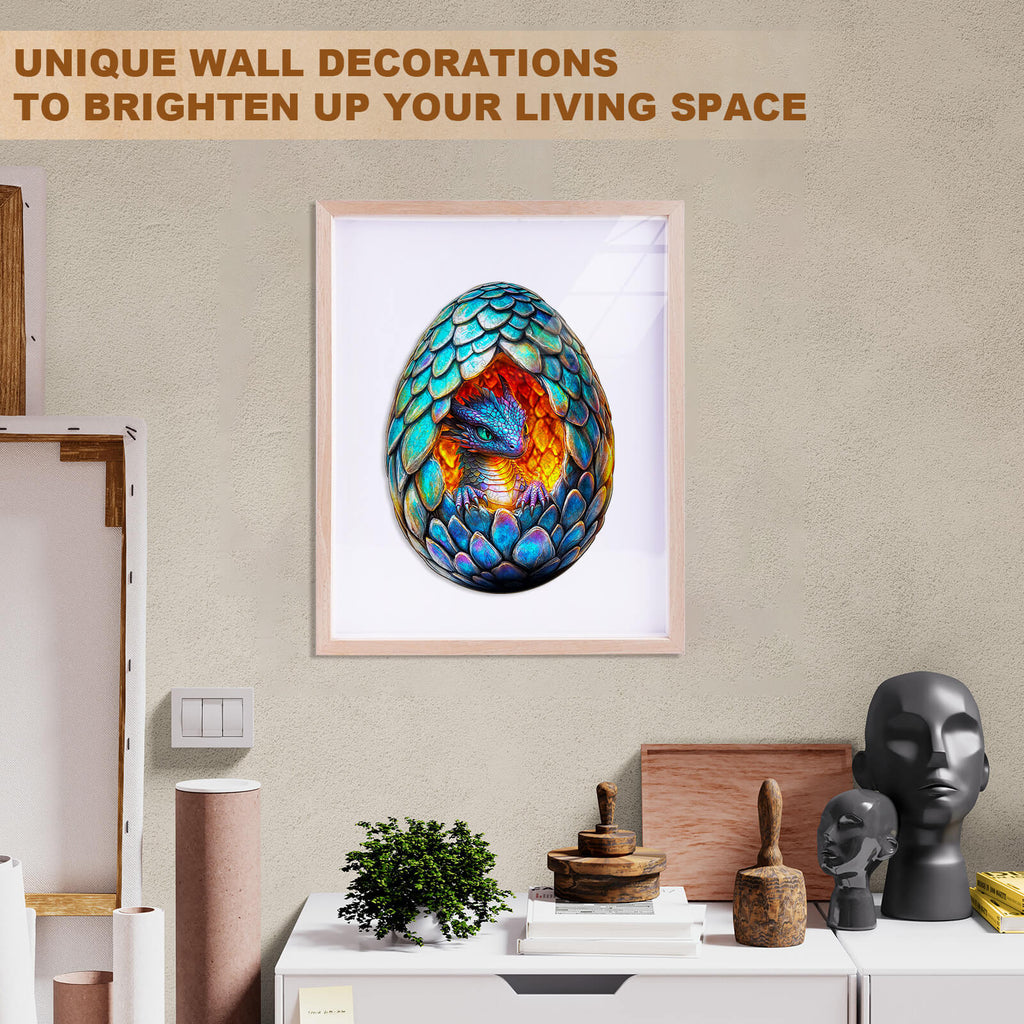 Draconic Rebirth-2  Wooden Jigsaw Puzzle