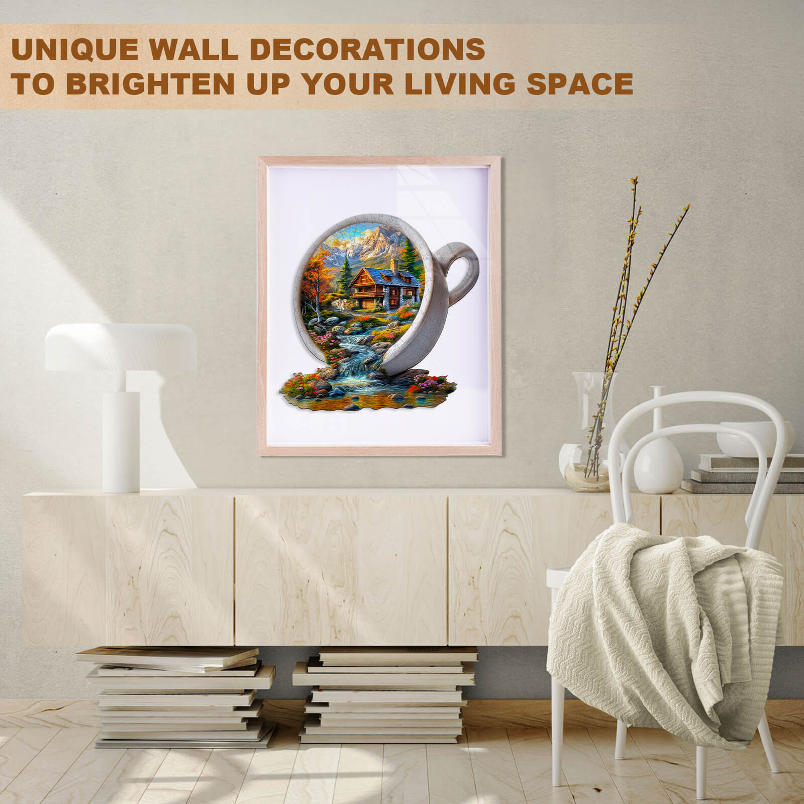 Cup of Serenity Wooden Jigsaw Puzzle