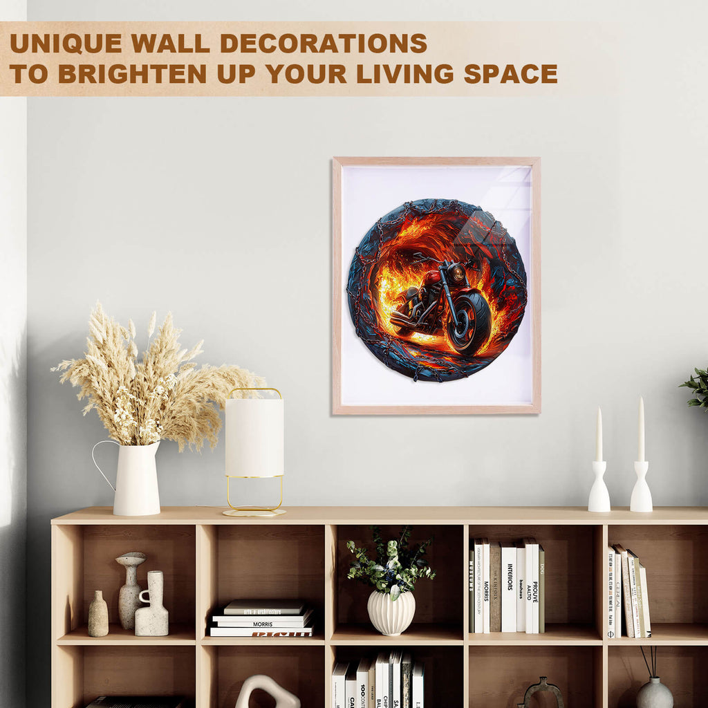 Fiery Escape Wooden Jigsaw Puzzle