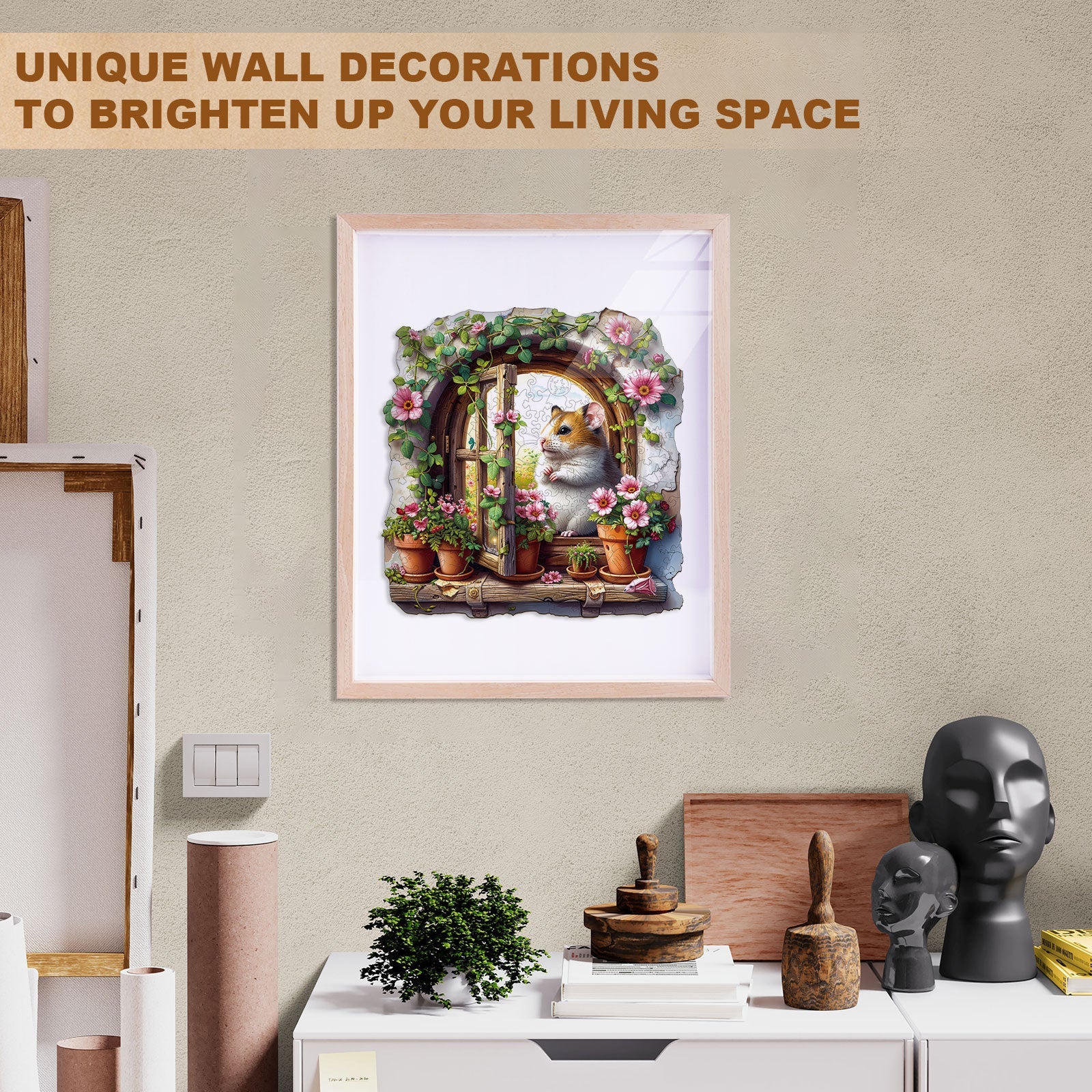 Spring Visitor Wooden Jigsaw Puzzle