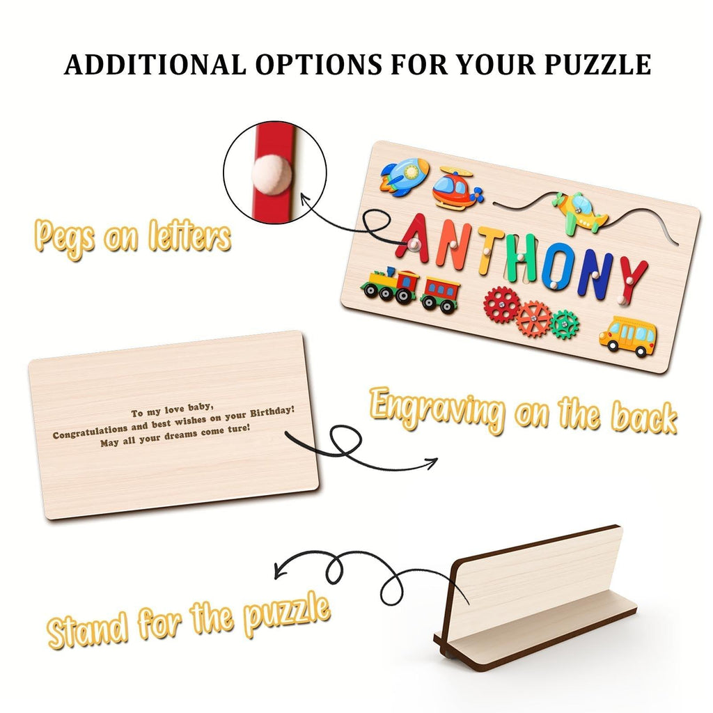 Personalized Baby Name Puzzle Advanced Toys