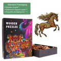 Galloping Horse Wooden Jigsaw Puzzle