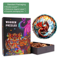 3D Crimson King Wooden Jigsaw Puzzle