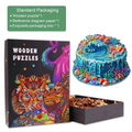 Ocean Cake Wooden Jigsaw Puzzle