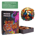 Colorful Toucans Wooden Jigsaw Puzzle
