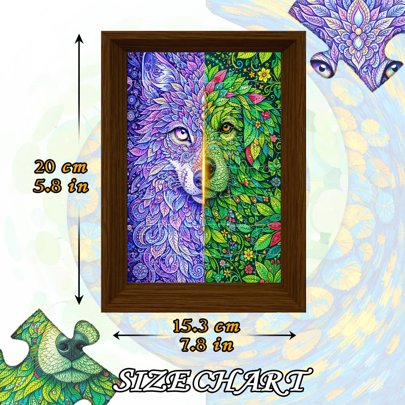 The Wolf Within - Morphing Lenticular Puzzle