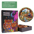 3D Racing the Train-1 Wooden Jigsaw Puzzle