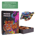 Unique Turtle Wooden Jigsaw Puzzle