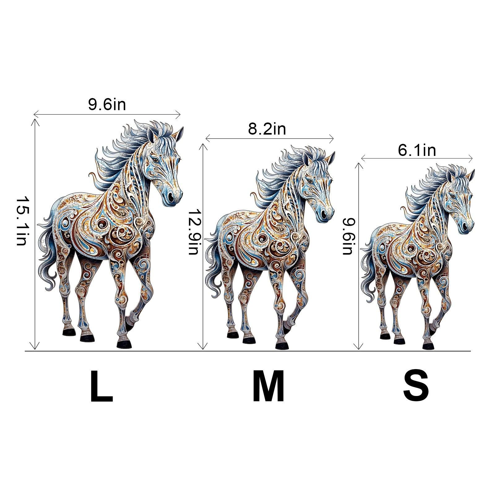 Free Zebra 2 Wooden Jigsaw Puzzle