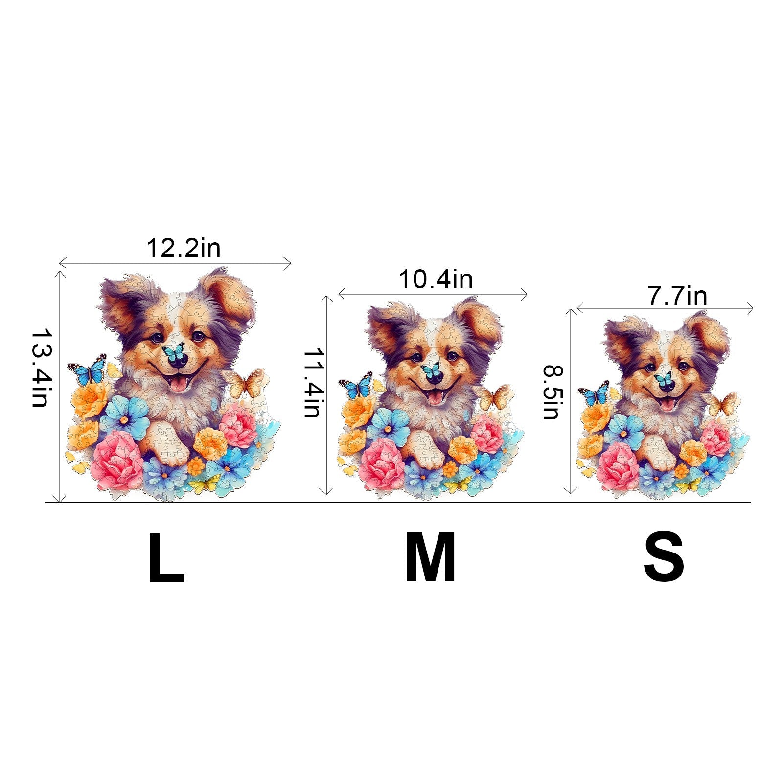Lovable Puppy-2 Wooden Jigsaw Puzzle