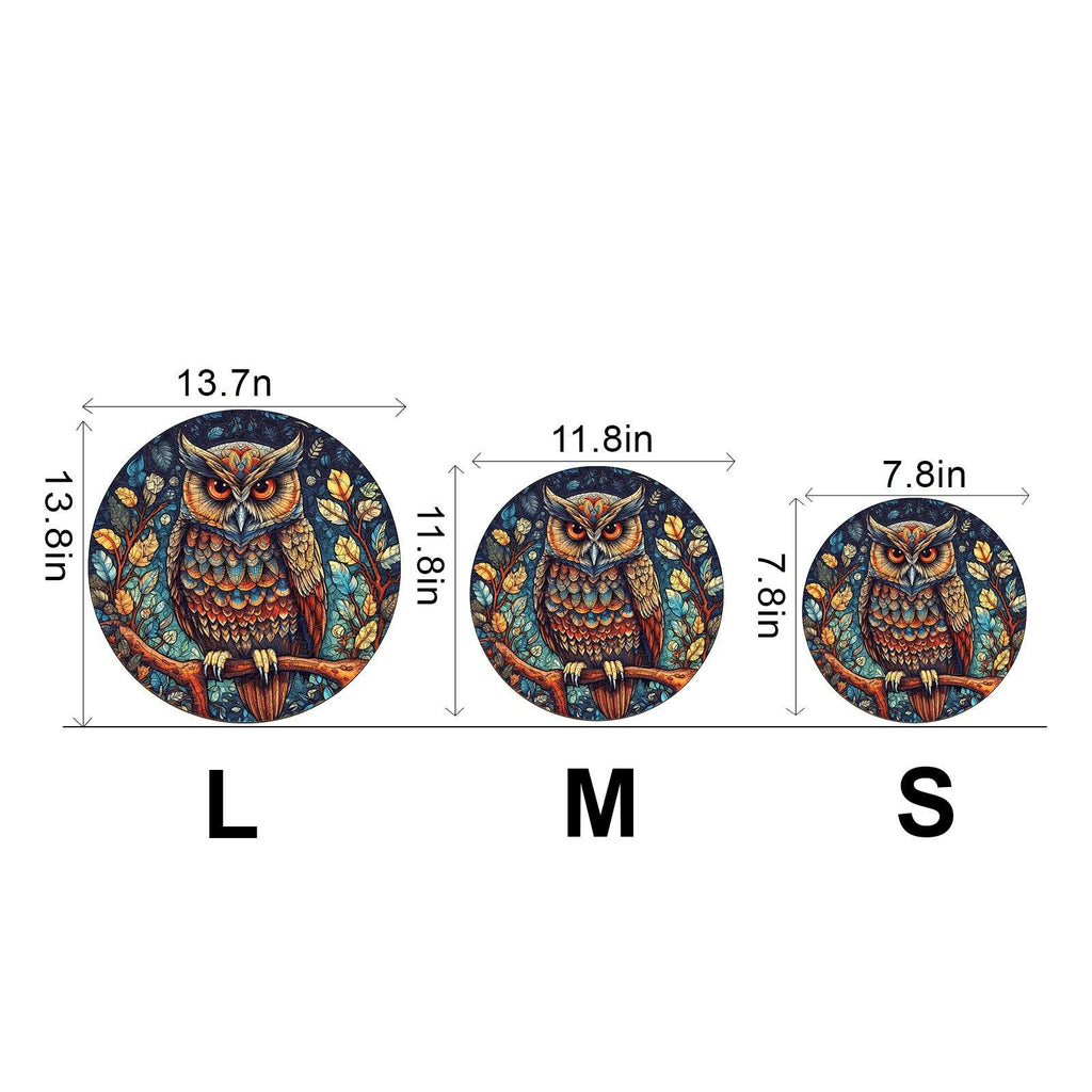 Mystic Owl Wooden Jigsaw Puzzle