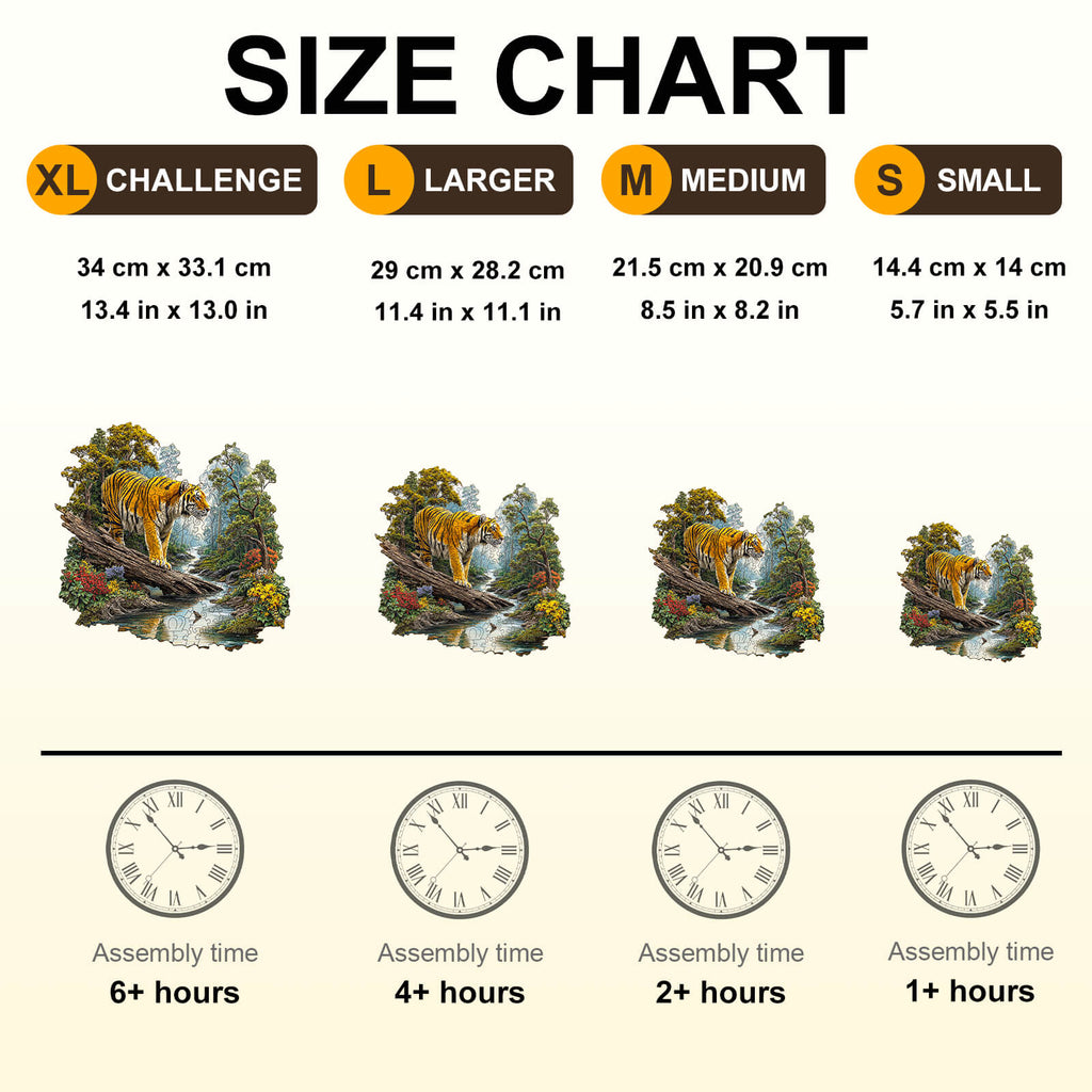 King of the Forest Wooden Jigsaw Puzzle