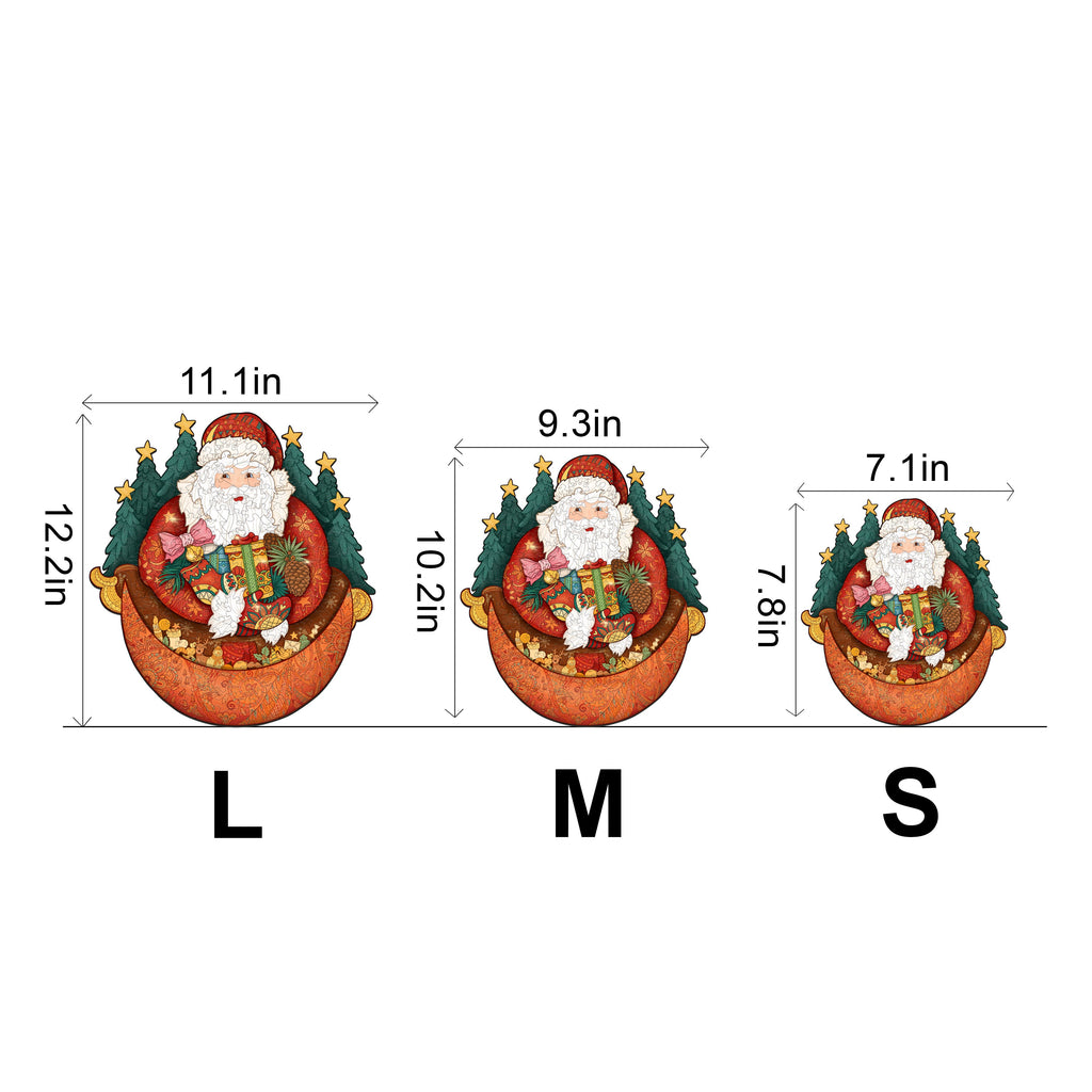 Warm Christmas Wooden Jigsaw Puzzle
